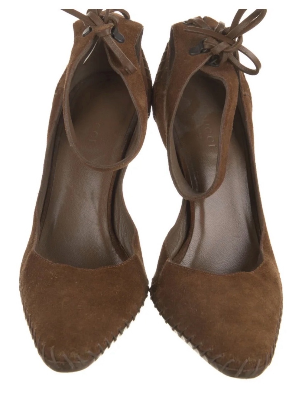 Gucci D'Orsay Suede Heels *vintage* - Picture 8 of 8